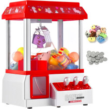 VISATOR Claw Machine Arcade Game Candy Grabber Machine Mini Vending Machine For Kids Gumball Machine Sweet Grabber Machine Prize Sweet Dispenser Grab