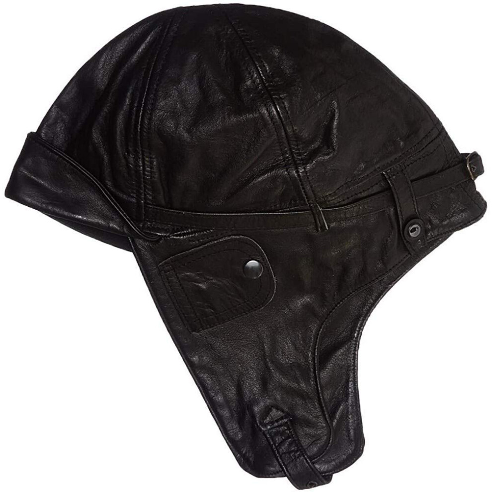 Mil-Tec Black Flight Leather Hood