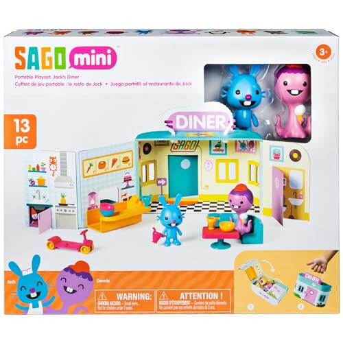 Sago Mini 6041227 "Jack's Diner" Portable Playset 1
