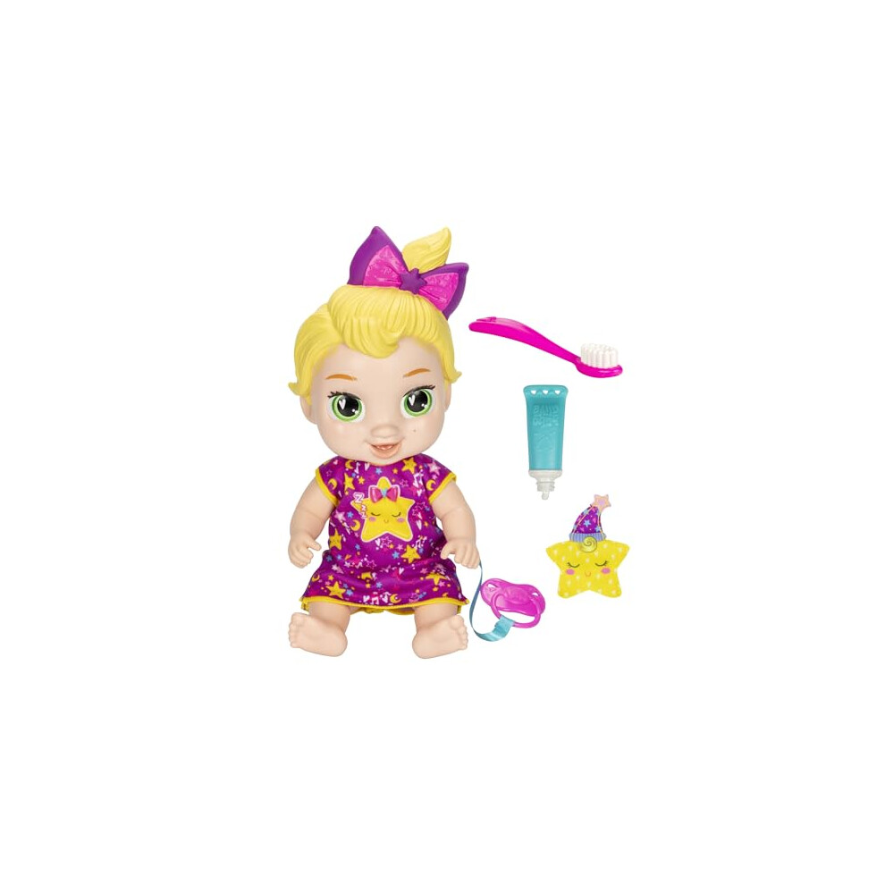 Baby Alive Lil Dreamer Lala Googoo Sleepy Baby Doll Set, Blonde Hair, Fun Sleepover Theme, Preschool Toys For Girls & Boys 3 Years & Up