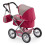 Bayer Design 13078AA Dolls Pram Trendy, stroller, foldable, height-adjustable handle, bag 2