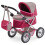 Bayer Design 13078AA Dolls Pram Trendy, stroller, foldable, height-adjustable handle, bag 1