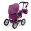 Bayer Design 13037AA Dolls Pram Trendy, stroller, foldable, height-adjustable handle, bag 2