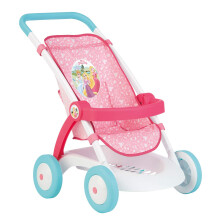Smoby - Disney Princesses - Pushchair - for Dolls and Dolls - Stand + Storage Basket - 254002