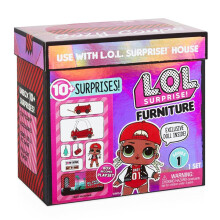 L.O.L Surprise! 564096E7C Furniture Cozy Coupe with M.C. Swag & 10+ Surprises, Multi