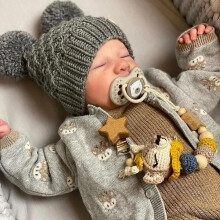 JIZHI Reborn Baby Dolls Boy - 20-Inch Realistic-Lifelike Full Body vin-yl Anatomically Correct Real Life Baby Dolls with Dolls Accessories for Kids