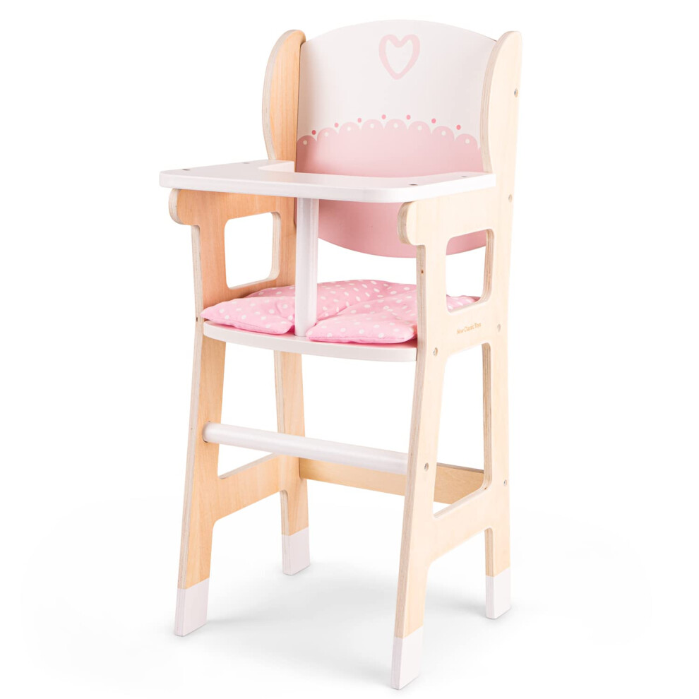 New Classic Toys 10775 Wooden Doll Chair with Pillow, Medium-image-OPC-PGQ8RCN-NEW