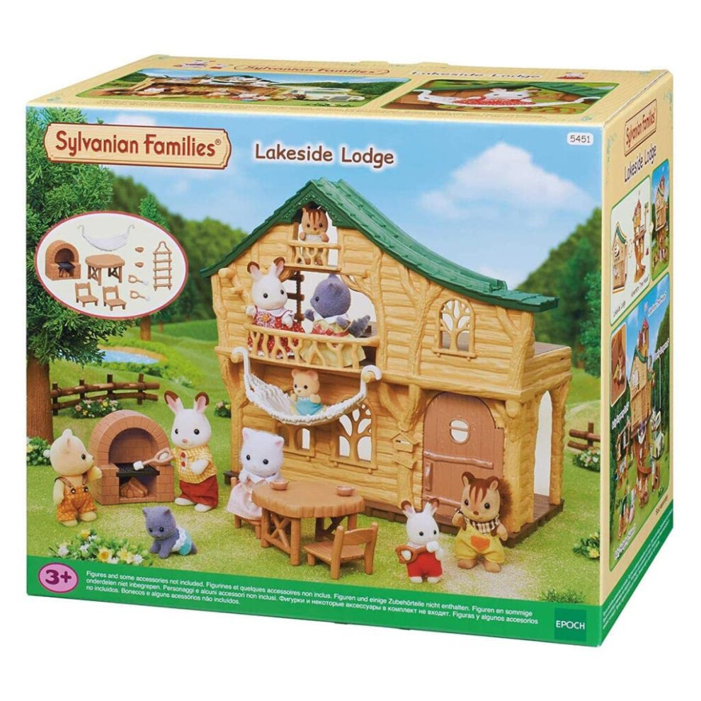 Sylvanian Families Lakeside Lodge - Dollhouse Playset 5451