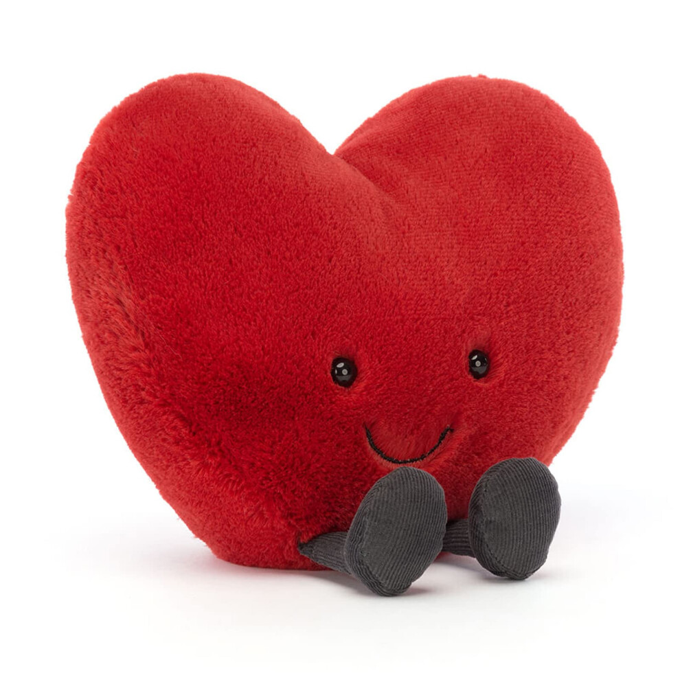 Jelly Cat Jellycat Amuseable Large Heart Collectable Stuffed Plush Decoration Red