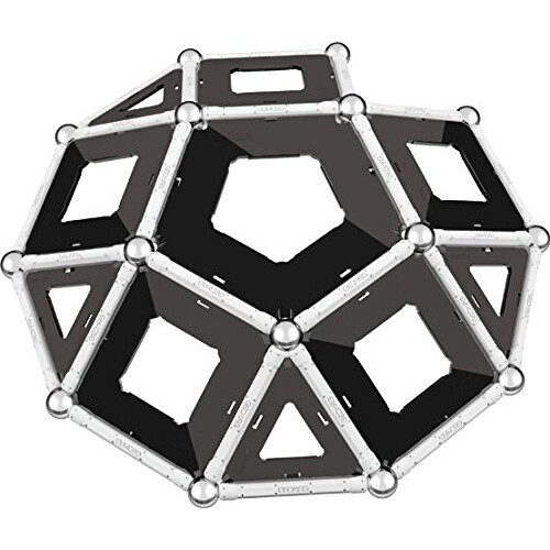 Geomag Geomag- 012 - Black & White, 68 Pieces 2