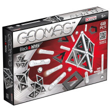 Geomag- 012 - Black & White, 68 Pieces