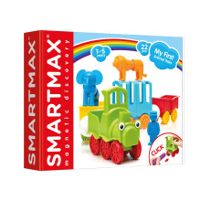 SMARTMAX - My First Animal Train, Magnetic Discovery Play Set, 25 pieces, 1-5 Years