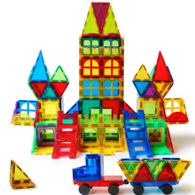 Magblock 120 PCS Magnetic Blocks, Magnetic Tiles Building Blocks for Kids Toys?Magnet Toys Set 3D Building Blocks for Toddler Boys and Girls