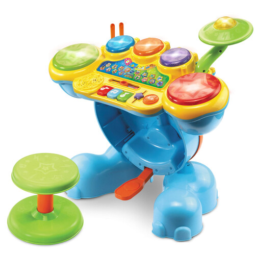 VTech VTech ? 196705 ? Jungle Rock ? Elephant Drum Set(French Version) 1