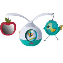 Tiny Love 2-in-1 Tummy Time Musical Mobile, 360? Rotating Baby Mobile with Music & Lights, 0+ Months, Portable Take-Along Stroller Mobile, Baby