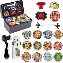 Gytobytle 12in1 Bey Spinning Tops with Box Metal Fusion Burst Blade Battling Battle Gyros Set, with Sound and Light Handle and Spark Launcher