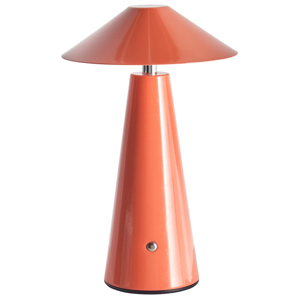 Wireless LED Table Lamp APAYAO with Dimmer Metal Red
