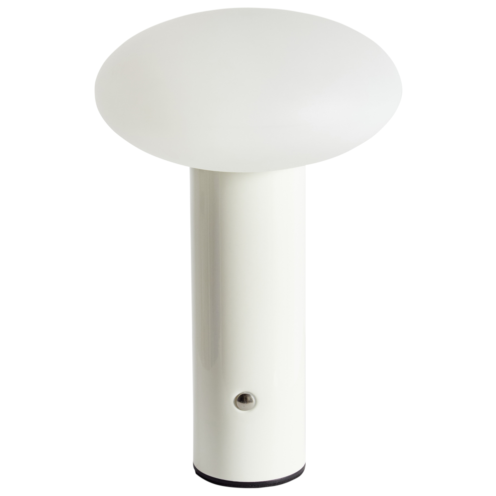Wireless LED Table Lamp BUAYAN with Dimmer Metal White