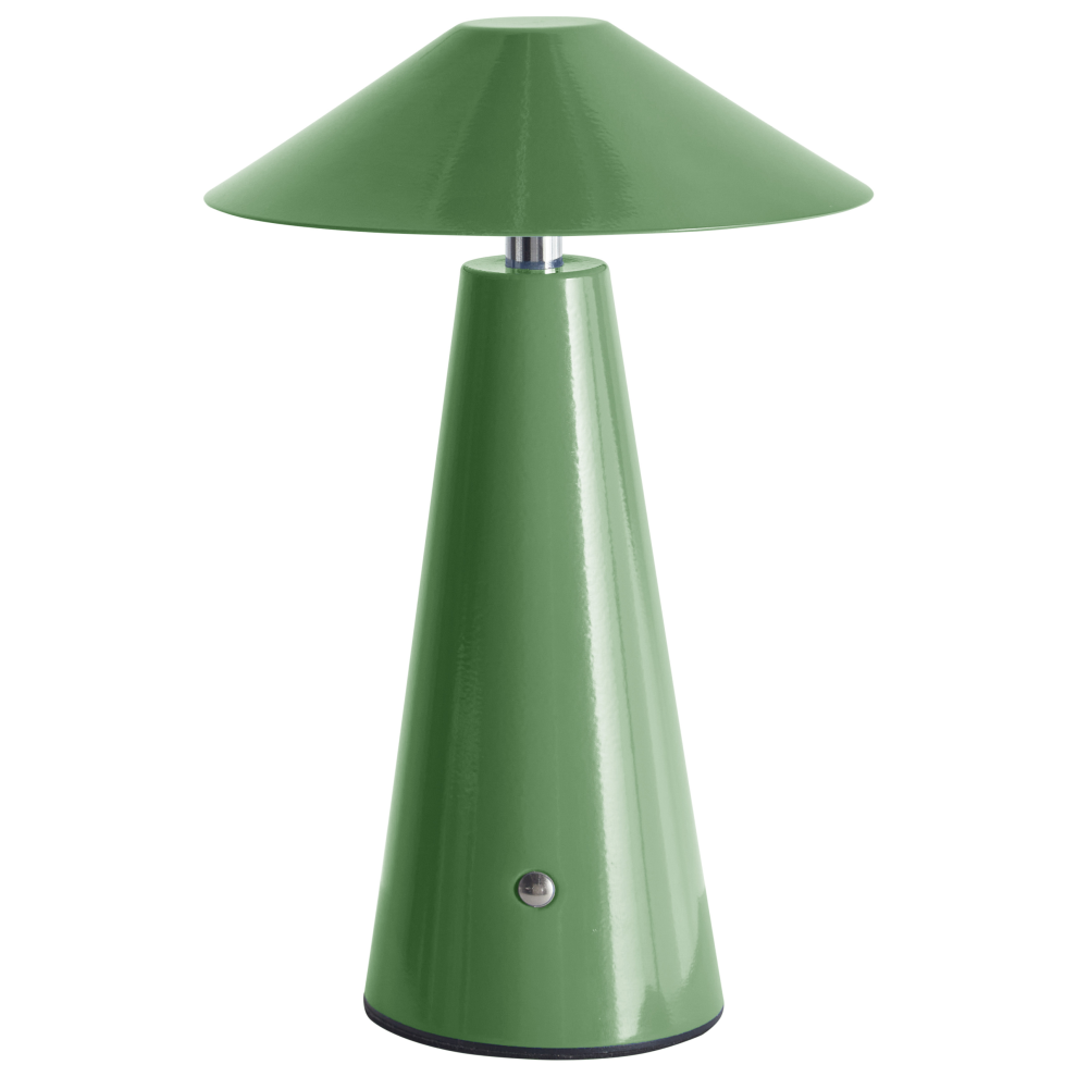 Wireless LED Table Lamp APAYAO with Dimmer Metal Green