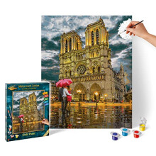 Schipper 609130817 Painting by Numbers - Notre Dame - Painting Pictures for Adults with Brush and Acrylic Paints 40 x 50 cm