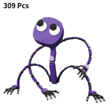 (Purple)Roblox Rainbow Friends Bausteine Spielzeug Set Actionfigur Modell Kind Geschenk Weihnachten