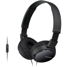 Sony Wired Overhead Headphones With Microphone - Black