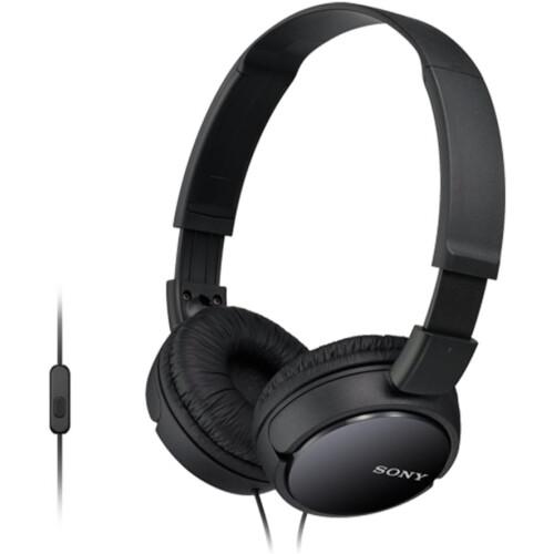 Sony Sony Wired Overhead Headphones With Microphone - Black