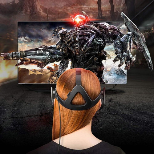 VR Streaming Link Cable Compatible for Oculus Quest, Virtual Reality Headset Cable Angle USB 3.2 Gen1 C-C High Speed Data Transfer, Fast Charging Cord 2