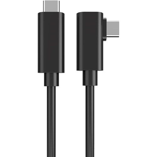 VR Streaming Link Cable Compatible for Oculus Quest, Virtual Reality Headset Cable Angle USB 3.2 Gen1 C-C High Speed Data Transfer, Fast Charging Cord