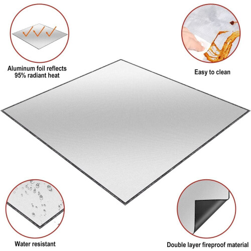 4-Layer Heat-Resistant Protector Mat, Waterproof Deck Patio Cover 1