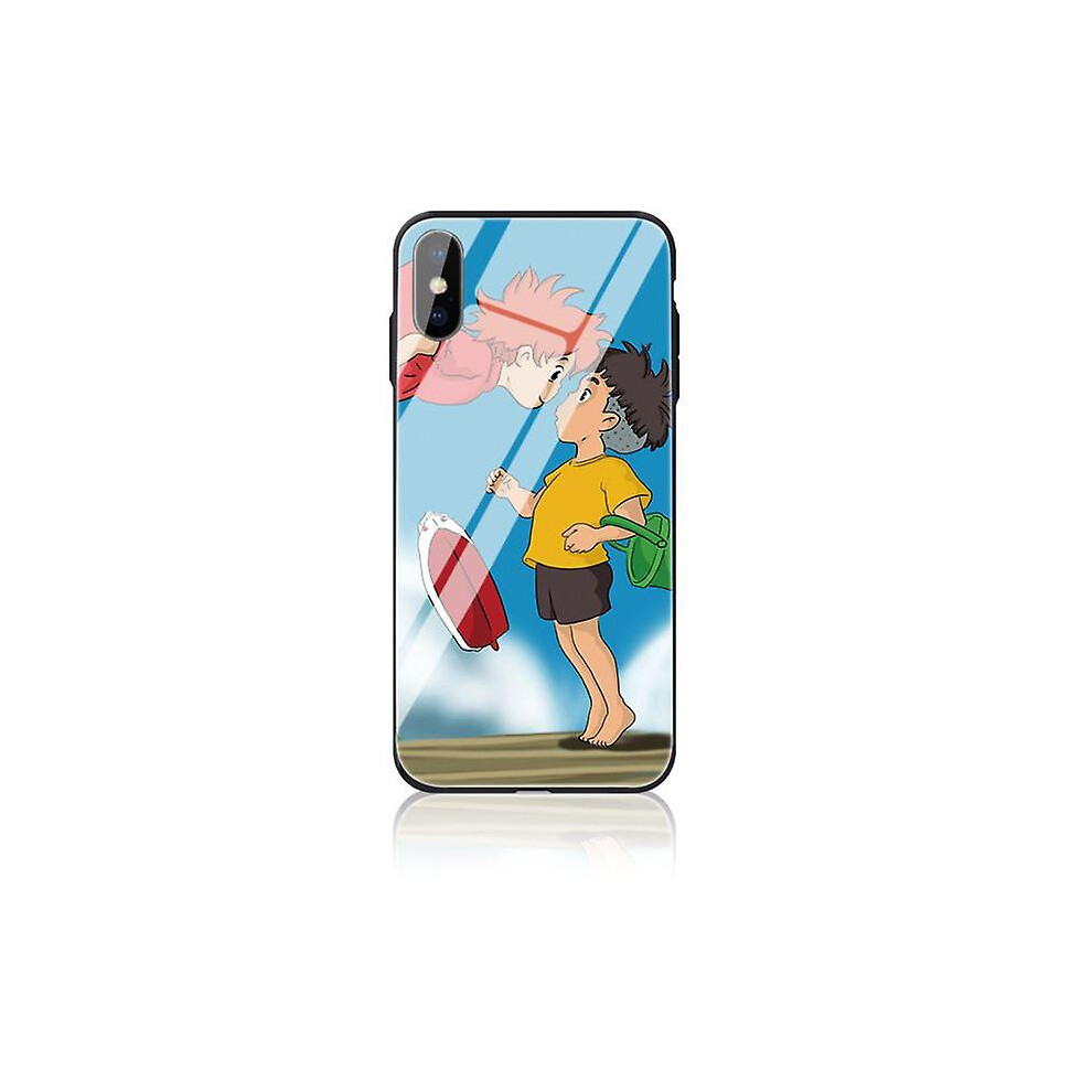 Apple iPhone XR Custom Anime Tempered Glass Case - Multicolor # 13