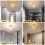 Modern Ceiling Light Creative Ceiling Lamp Metal Crystal Lampshade E27 Indoor Retro Ceiling Light (Gold) 3