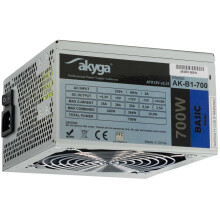 ATX strømforsyning 700W Akyga Basic AK-B1-700 blæser 12cm P8 5xSATA PCI-E