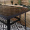 Samuel Alexander 4 Person Rectangular Glass Top Garden Dining Table and 2 Benches Set 6