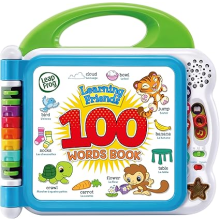 LeapFrog 601503 Learning Friends 100 Words Baby Book Educational and Interactive Bilingual Playbook Toy Toddler and Pre