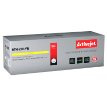 Tonercartridge - Activejet - ATH-201YN - Geel - Compatibel - 1400 pagina's