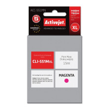 Inktcartridge - ACTIVEJET - ACC-551MN - Compatibel met Canon CLI-551M - Hoge opbrengst (XL) - Magenta