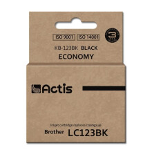 Actis KB-123Bk Ink (replacement for Brother LC123BK/LC121BK; Standard; 15 ml; black)
