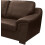 Amy Faux Leather Corner Sofa in Brown 4