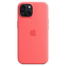 Stil E iPhone 15 Hülle – MagSafe-kompatible Silikon-Schutzhülle, kratzfest, Dunkelblau, Kamera-Lippenschutz, voller Anschlusszugriff