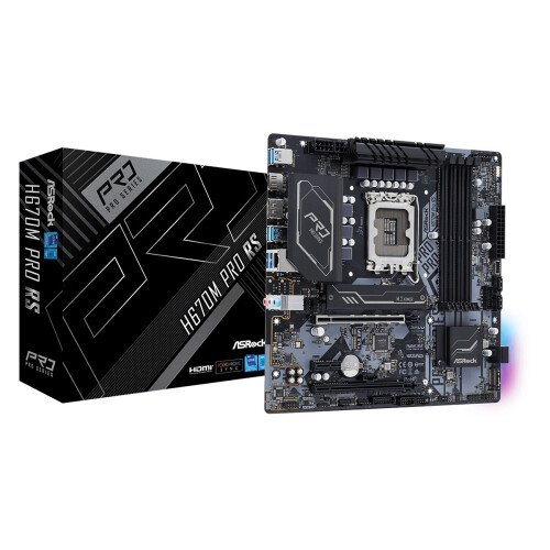 Asrock Asrock H670M PRO RS bundkort