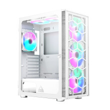 Midi-Tower Behuizing - MONTECH - X3 Glass - DRGB - Gehard glas - Wit