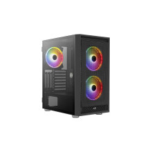 AEROCOOL PGS GRAPHITE-G-BK-v2 FRGB-etui, sort