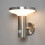 (Stainless Steel) Litecraft Uris Solar Powered Wall Lights - 2 Pack 5