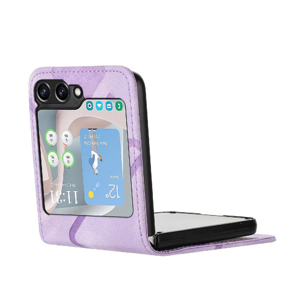 (Purple) Flip Case For Samsung Galaxy Z Flip 6 Purple 764544189576