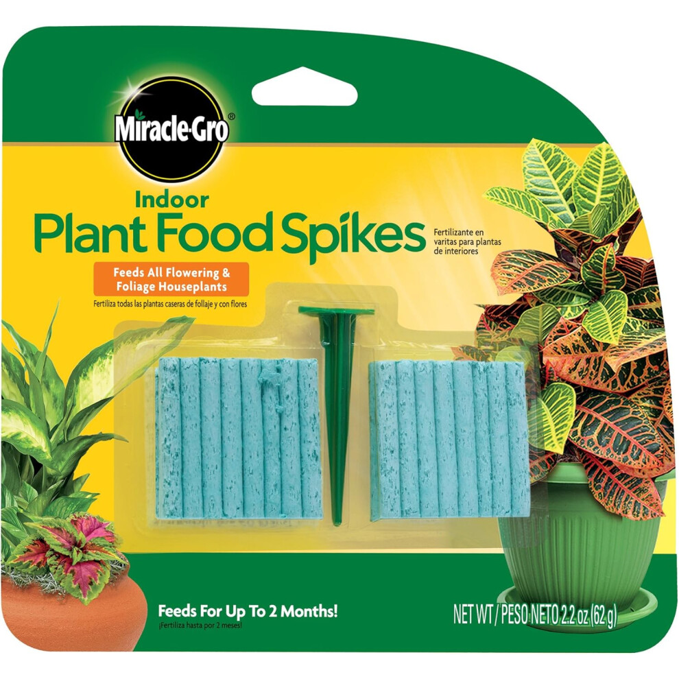 MiracleGro Indoor Plant Food Spikes 2.2 Oz