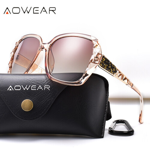 (C3 Black Grey-Oversized)Women's Luxury Gradient Oversized Sunglasses Women Polarized Square Vintage 2