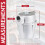 SPARES2GO Boiler Filter 3/8" Aluminium Inline Central Heating Oil Fired Fuel Strainer Bowl 6