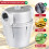 SPARES2GO Boiler Filter 3/8" Aluminium Inline Central Heating Oil Fired Fuel Strainer Bowl 5