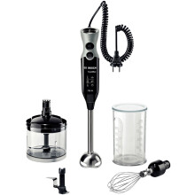 Bosch MSM67170 Staafmixer - Zwart - 750W - Mes voor het crushen van ijs - Afneembare RVS voet